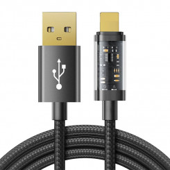 Кабель USB-A/Lightning/2,4А/1,2м Joyroom S-UL012A12 (черный)
