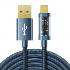 Kabel do USB-A / Lightning / 2.4A / 1.2m Joyroom S-UL012A12 (niebieski)