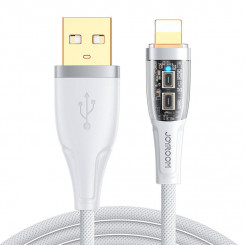 Кабель USB-A/Lightning/2,4А/1,2м Joyroom S-UL012A3 (белый)