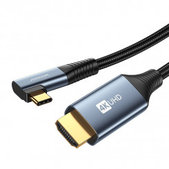 Кабель USB Type C/HDMI/4K/2 м Joyroom SY-20C1 (серый)