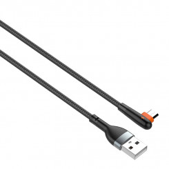 LDNIO LS561 USB-mikro-USB-kaabel, 2,4A, 1m (must)