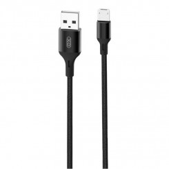USB-mikro-USB XO NB143 kaabel 1m (must)
