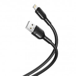 USB-Lightning XO NB212 kaabel 2,1A 1m (must)