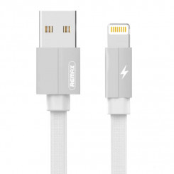 USB Lightning Remax Kerolla cable, 1m (white)
