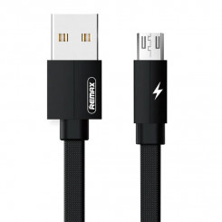 Micro Remax Kerolla USB-kaabel, 2m (must)