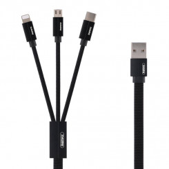 USB-кабель 3в1 Remax Kerolla, 1м (черный)