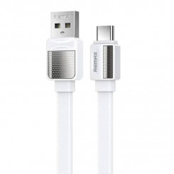 Remax Platinum Pro USB-C kaabel, 1m (valge)