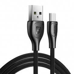 Micro Remax Lesu Pro USB cable, 1m, 2.1A (black)