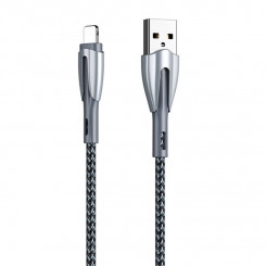 USB-кабель Remax Armor Lightning, 1м, 3.0А (черный)