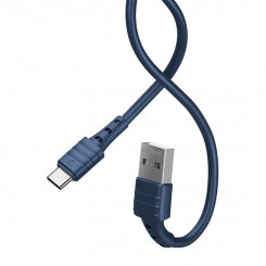 Remax Zeron USB-C kaabel, 1 m, 2,4 A (sinine)