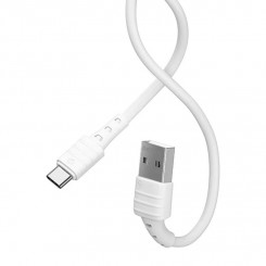 Remax Zeron USB-C kaabel, 1 m, 2,4 A (valge)