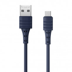 USB-кабель Micro Remax Zeron, 1 м, 2,4 А (синий)