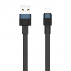 Remax Flushing USB to lightning cable, RC-C001, 1m, (black)