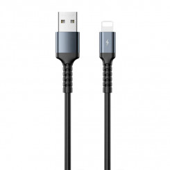 Remax Kayla II USB to lightning cable, RC-C008, 1m, (black)