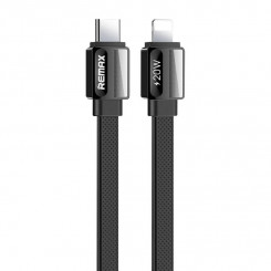 Lightning-кабель Remax Platinum Pro USB-C, RC-C050, 20 Вт (черный)
