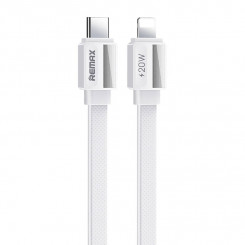 Lightning-кабель Remax Platinum Pro USB-C, RC-C050, 20 Вт (белый)