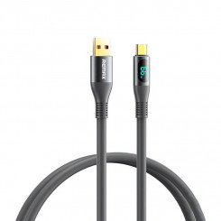 Кабель REMAX Zisee USB to USB-C, RC-030, 66 Вт, 1,2 м (серый)