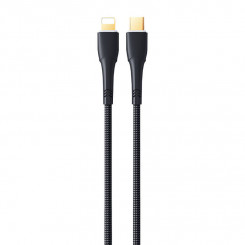 Кабель USB-C — Lightning Remax Bosu RC-C063, 1,2 м, 20 Вт (черный)