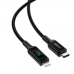 USB-C kaabel Lightning Acefast C6-01 jaoks, 30 W, MFi, 1,2 m (suurepärane)