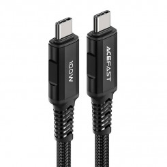 Acefast C4-03 USB-C–USB-C kaabel, 100 W, 2 m (must)