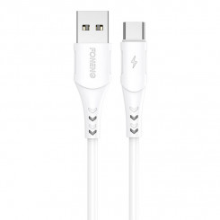 Foneng X81 USB to USB-C cable 2.1A, 1m (white)