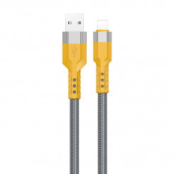 USB cable for Lightning Dudao L23AL 30W 1m (gray)