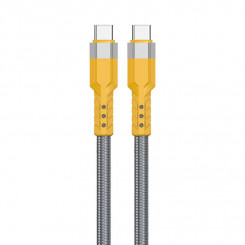Dudao L23CC 120W 1m USB-C to USB-C cable (gray)