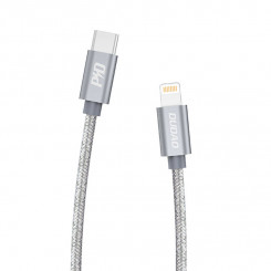 USB-C-kaabel seadmega Lightning Dudao L5Pro PD 45W, 1m (sary)