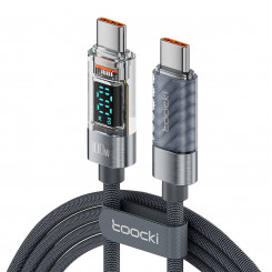 Зарядный кабель Tooki CC, 1 м, 100 Вт (серый)