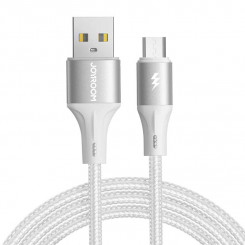 USB Joyroom Light-Speed USB kaabel Micro SA25-AM3, 3A / 1,2m (valge)