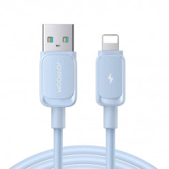 Кабель S-AL012A14 2,4А USB на Lightning/2,4А/1,2м (синий)
