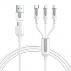 USB cable Joyroom  S-2T3018A15 5in1 USB-C / Lightning / 3.5A /1.2m  (white)