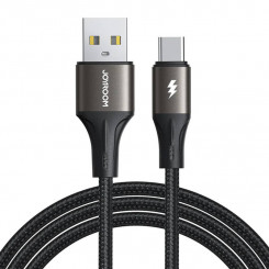 Кабель Light-Speed USB to USB-C SA25-AC3/3A/1,2м (черный)
