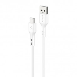 Кабель Foneng X36 USB-Micro USB, 3А, 1м (белый)