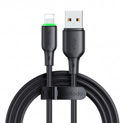 USB-välkkaabel Mcdodo CA-4741 LED-valgustusega 1,2 m (must)