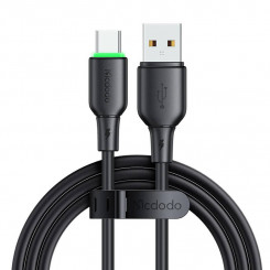 USB-USB-C kaabel Mcdodo CA-4751 LED-valgustusega 1,2 m (must)