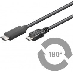 Кабель MicroConnect USB-C — USB2.0 Micro B, 1 м