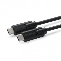 MicroConnect USB-C 3.2 Gen2 kaabel, must. 0,5 m