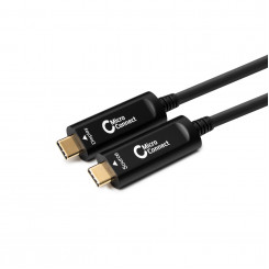 Оптоволоконный видеокабель MicroConnect Premium USB-C, 10 м