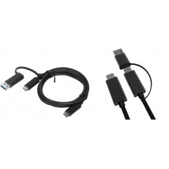 MicroConnect USB-C kaabel USB 3.0 A adapteriga, 1 m