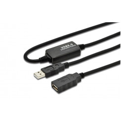 MicroConnect Active USB 2.0 Extension Cable with integrated booster, 20m