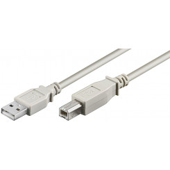MicroConnect USB2.0 AB kaabel, 1,8m