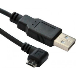 MicroConnect USB A USB Micro B-ga, versioon 2.0, must, 3m
