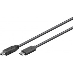 MicroConnect USB-C to USB 2.0 Mini Type B Cable, 0.5m