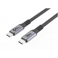 MicroConnect USB-C kaabel 0,5 m, 100 W, 40 Gbps, USB4 Gen 3x2