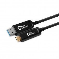 MicroConnect Premium Optic Fiber USB-C Gen2 – USB 3.0 A-tüüpi kaabel, 20 m