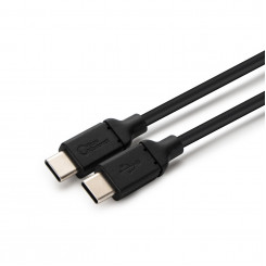 MicroConnect USB-C Charging cable, black. 1,5m