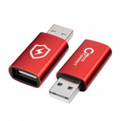 MicroConnect Safe Charge USB-A andmeblokeerija adapter