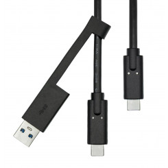 Кабель ProXtend USB-C 3.2 G2 с адаптером USB-A, 1 м