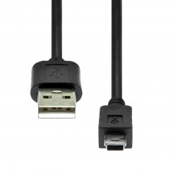 ProXtend USB 2.0 A — Mini B 5P M/M Черный 0,5M
